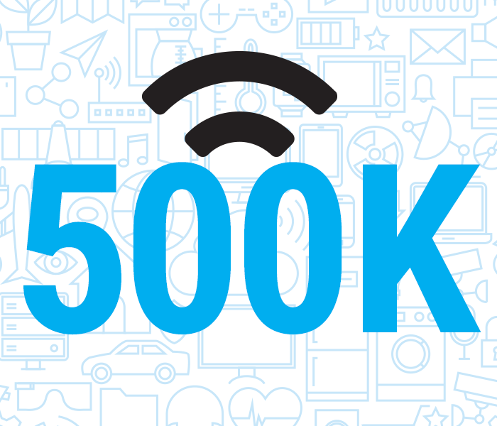 Out of home Wi-Fi hotspots reach 500,000 