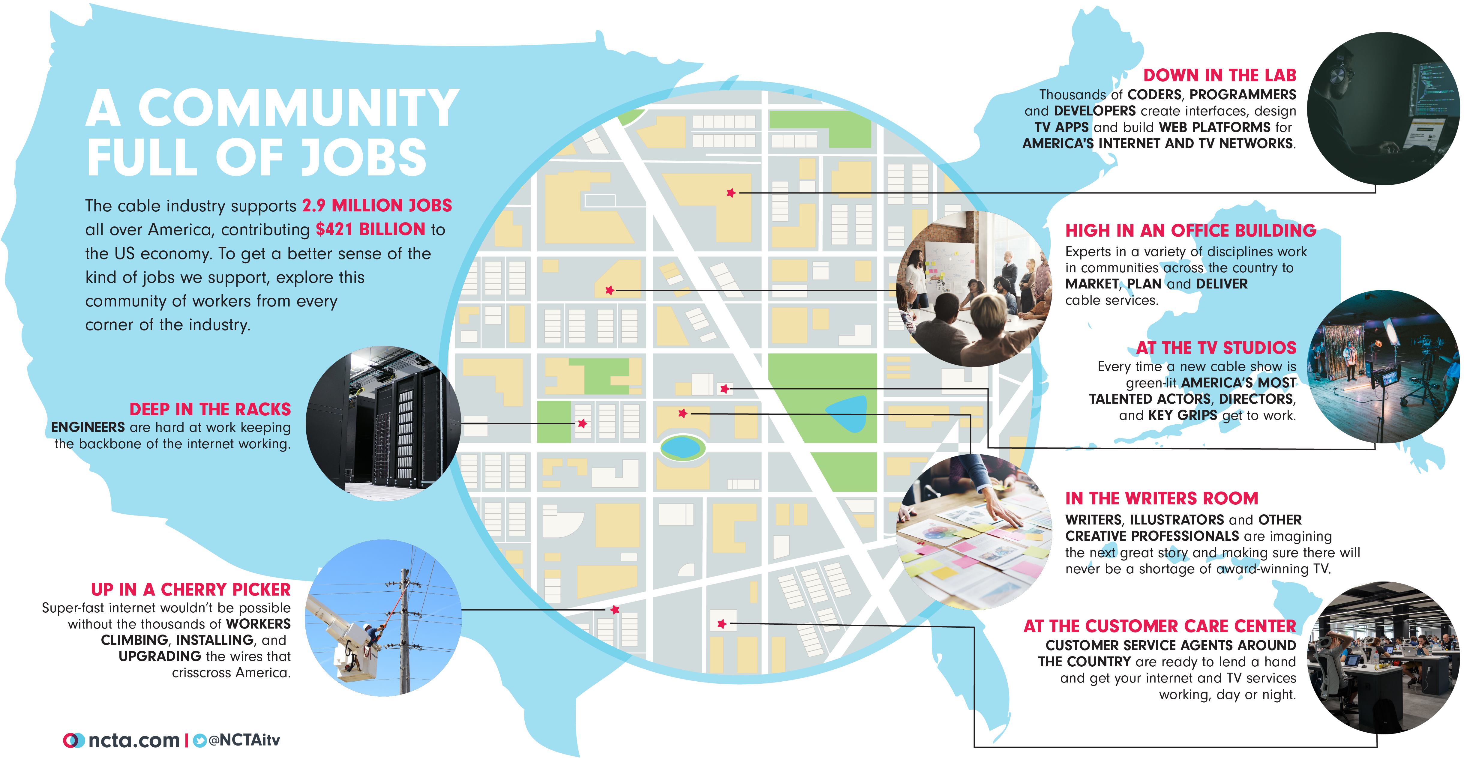 cable jobs map