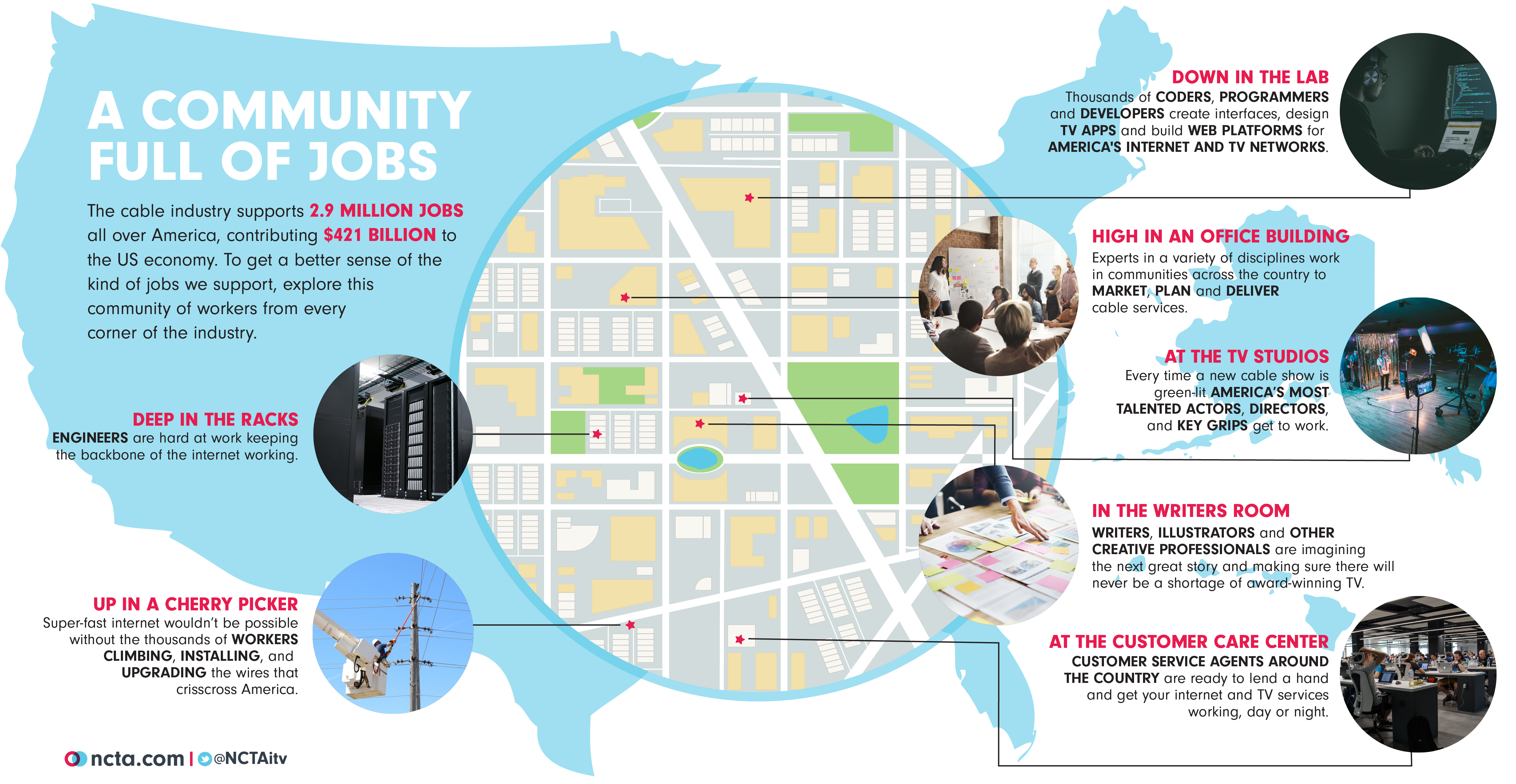 cable jobs map